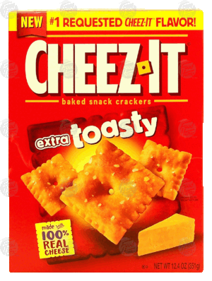 Sunshine Cheez-It extra toasty baked snack crackers 12.4 ounce