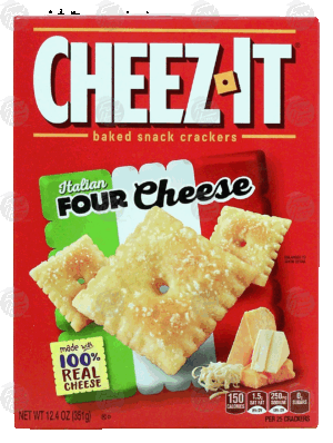Sunshine Cheez-It italian four cheese baked snack crackers 12.4 ounce