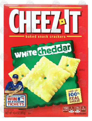 Sunshine Cheez-It white cheddar flavor baked snack crackers 12.4 ounce