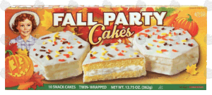 Little Debbie fall party cakes, 10-count twin wrapped 12.75 ounce
