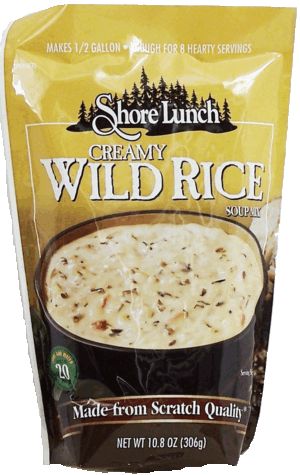 Shore Lunch creamy wild rice dry soup mix, makes 1/2 gallon 10.8 ounce