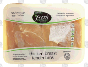 Spartan fresh selections chicken breast tenderloins, boneless, price per pound 1 pound