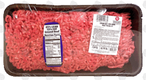Holiday Market beef ground from round, value pack, price per pound 1 pound