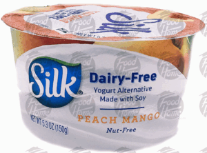 Silk dairy-free peach mango yogurt alternative, cup 5.3 ounce