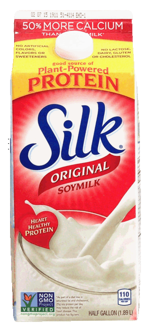 Silk Soymilk original Plain 0.5 gallon