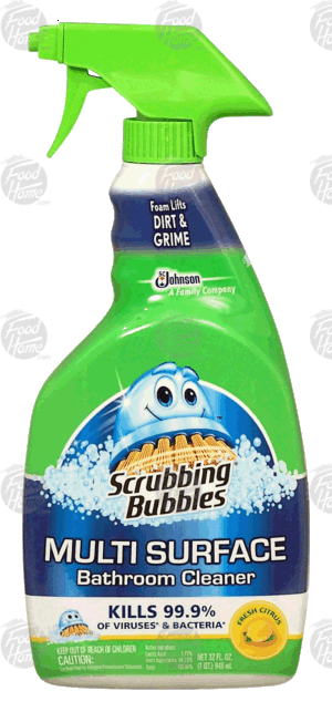 Scrubbing Bubbles multi surface bathroom cleaner, fresh citrus 32 fluid ounce
