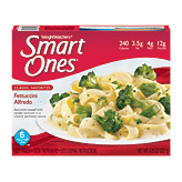 Weight Watchers Smart Ones Fettuccini Alfredo w/Broccoli In Creamy Parmesan Sauce 9.25 ounce
