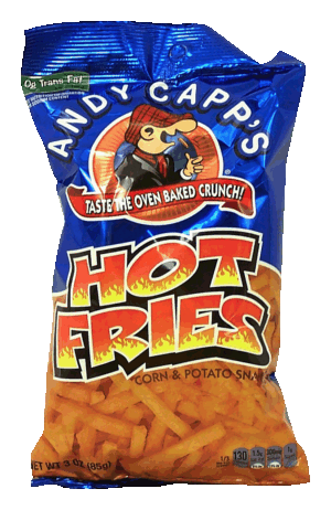 Andy Capp's Hot Fries corn & potato snack 3 ounce