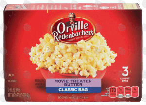 Orville Redenbacher's Classic Bag movie theater butter popcorn, 3 bags 9.87 ounce