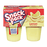 Snack Pack lemon pudding, 4-3.25 oz cups 13 ounce
