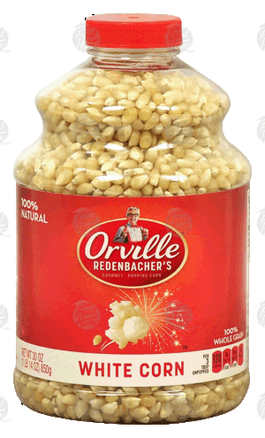 Orville Redenbacher's white corn gourmet popping corn, uncooked kernels 30 ounce