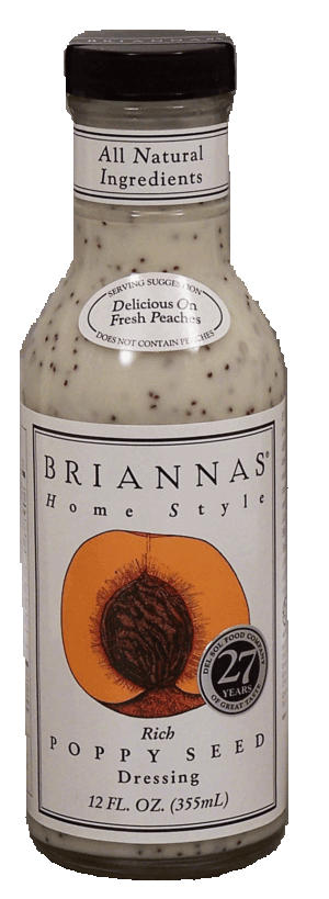 Briannas Home Style rich poppy seed dressing 12 fluid ounce
