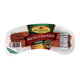 Eckrich skinless smoked sausage made with pork, turkey, beef 14 ounce
