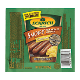 Eckrich Smok-Y breakfast sausage, cheddar, naturally hardwood smoked 8.3 ounce