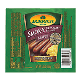 Eckrich Smok-Y breakfast sausage, maple, naturally hardwood smoked 8.3 ounce