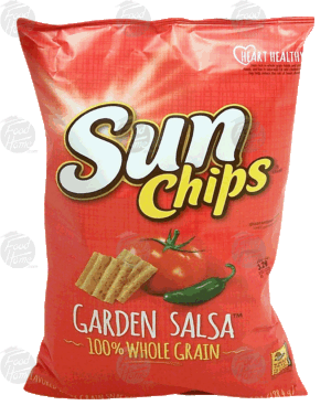 Sun Chips garden salsa flavored whole grain snacks 7 ounce