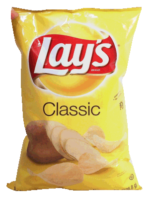 Lay's classic potato chips 8 ounce