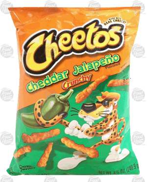Cheetos cheddar jalapeno crunchy flavored cheese snacks 8.5 ounce