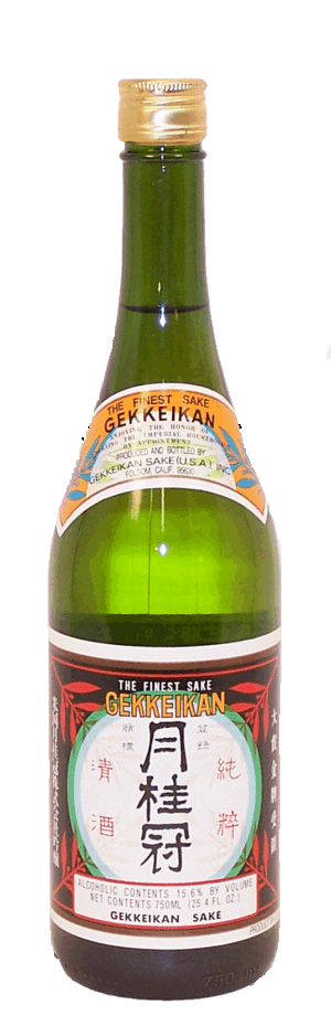 Gekkeikan sake, japan, 15.6% alc./vol. 750 milliliter