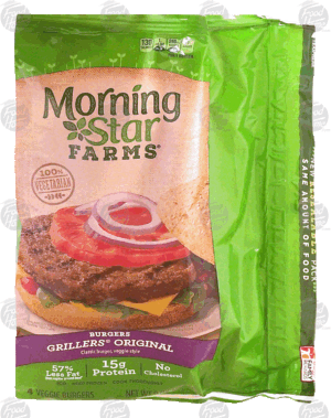 Morningstar Farms Grillers Original veggie burgers, 4-count 9 ounce