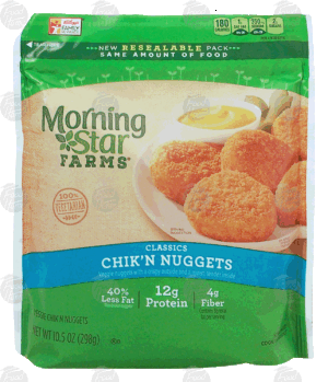 Morningstar Farms Classics chik'n nuggets, veggie nuggets 10.5 ounce