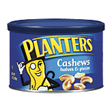 Planters cashews halves & pieces 8 ounce