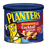 Planters Cocktail Peanuts Lightly Salted 12 ounce