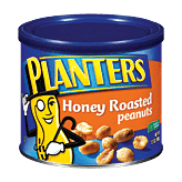 Planters Peanuts Honey Roasted 12 ounce