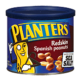 Planters redskin spanish peanuts 12.5 ounce