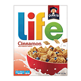 Quaker life cinnamon breakfast cereal 13 ounce