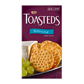 Keebler Toasteds buttercrisp crackers 8 ounce