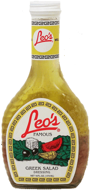 Leo's Famous greek salad dressing 16 fluid ounce
