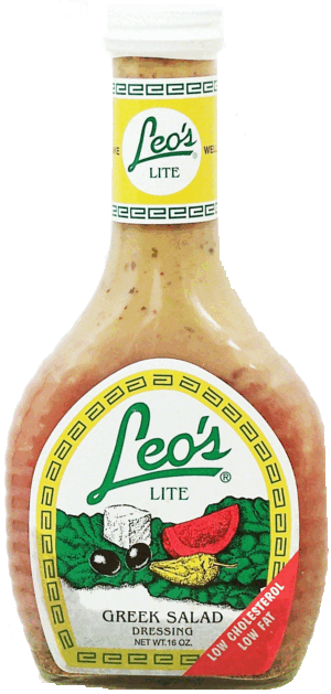 Leo's lite greek salad dressing 16 ounce