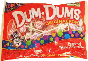 Spangler Dum Dums original pops 10.4 ounce