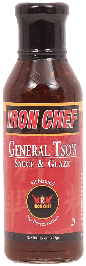Iron Chef General Tso's sauce & glaze, all natural 15 ounce