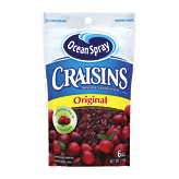 Craisins Cranberries Original Sweetened Dried 6 ounce