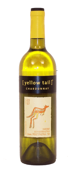 Yellow Tail south eastern australia chardonnay, 13.5% alc./vol. 750 milliliter