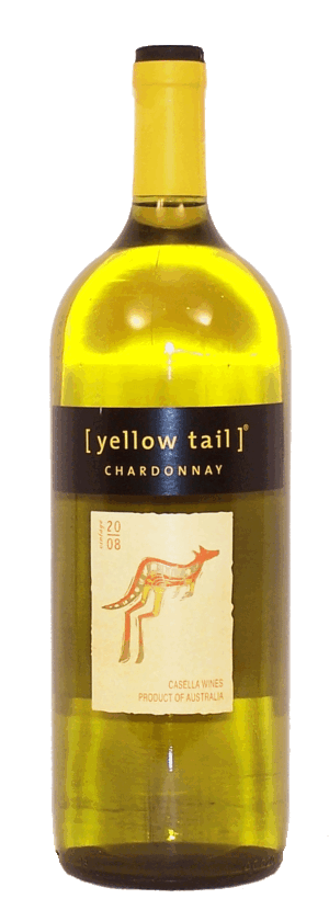 Yellow Tail chardonnay, south eastern australia, 13.5% alc./vol. 1.5