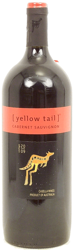 Yellow Tail cabernet sauvignon, south eastern australia, 13.5% alc./vol. 1.5