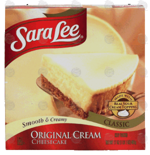 Sara Lee Classic original cream cheesecake 17 ounce