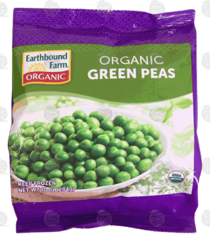 Earthbound Farm organic green peas 10 ounce