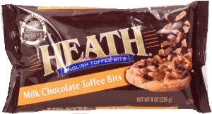 Heath milk chocolate toffee bits 8 ounce