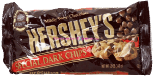 Hershey's special dark chips, mildly sweet chocolate 12 ounce