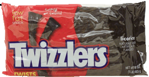Twizzlers Twists black licorice 16 ounce