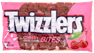 Twizzlers cherry flavored bites, licorice candy 16 ounce