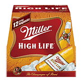 Miller High Life Beer Longneck 12 Oz 12 pack