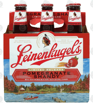 Leinenkugel's Limited Release pomegranate shandy weiss beer with honey, 4.2% alc. by vol., 12-fl. oz. 6 pack