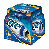 Miller Lite domestic beer, 9 16-fl. oz. aluminum bottles 9 pack