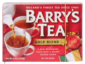 Barry's Tea Gold Blend ireland's finest tea, golden color, 80-tea bags 8.8 ounce