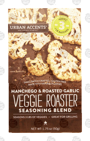 Urban Accents veggie roaster seasoning blend, manchego & roasted garlic 1.75 ounce